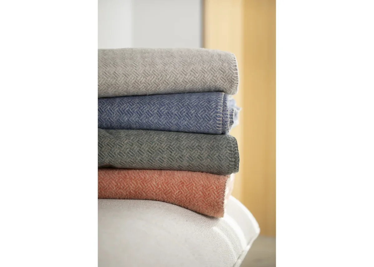 David Fussenegger Plaid Savona - Licht terracotta - Afbeelding 5