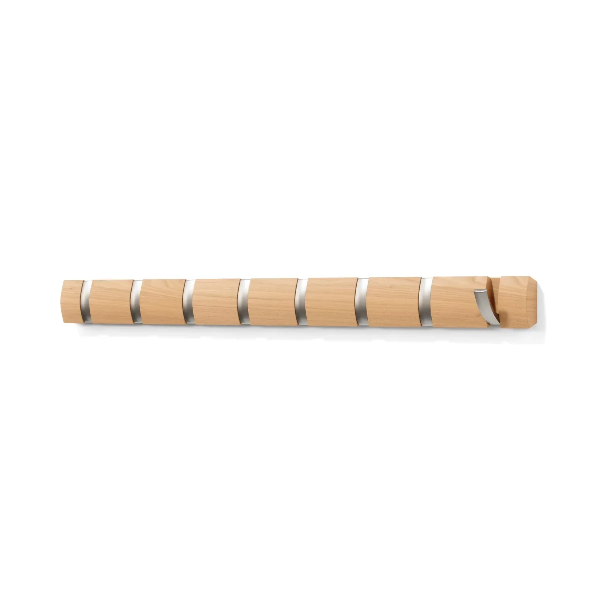 Umbra Flip Kapstok 8 hook - naturel hout - Afbeelding 6
