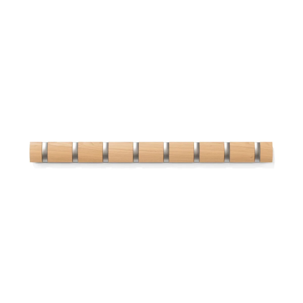 Umbra Flip Kapstok 8 hook - naturel hout