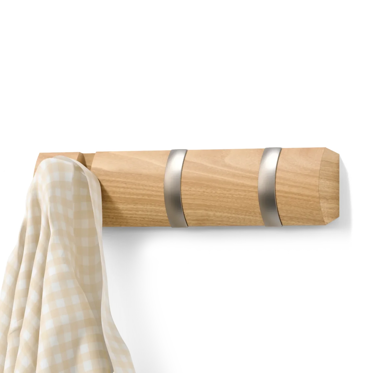 Umbra Flip Kapstok 3 hook - naturel hout - Afbeelding 7