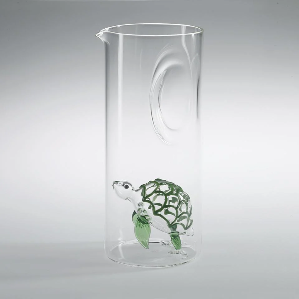 "Caraffa tortuga" waterkaraf met schildpad - Afbeelding 2